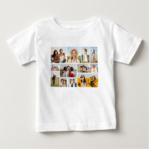 Camiseta Crie Sua Própria Colagem de 12 Fotos