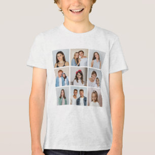 Camiseta Crie Sua Própria Colagem de 9 Fotos