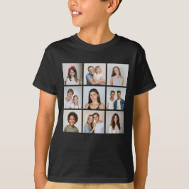 Camiseta Crie Sua Própria Colagem de 9 Fotos