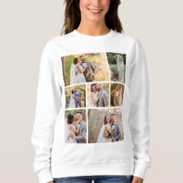 Camiseta Crie Sua Própria Colagem De Casamento Fotográfico 