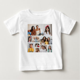 Camiseta Crie sua própria colagem de fotos