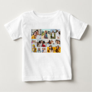 Camiseta Crie Sua Própria Colagem De Fotos 12