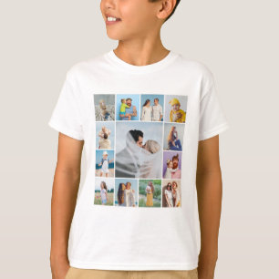 Camiseta Crie Sua Própria Colagem De Fotos 13