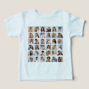 Camiseta Crie Sua Própria Colagem De Fotos 36