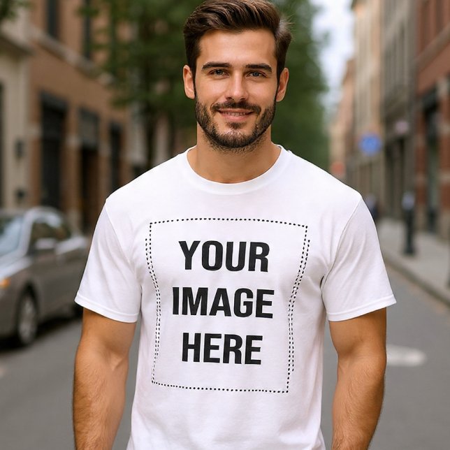 Camiseta Crie Sua Própria Foto (Criador carregado)