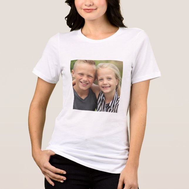 Camiseta Crie sua própria foto (Frente)