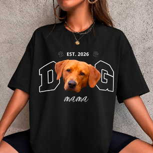 Camiseta crie sua própria foto de animal de estimação cacho