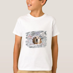 Camiseta Crie sua própria foto de Pet e texto engraçado per