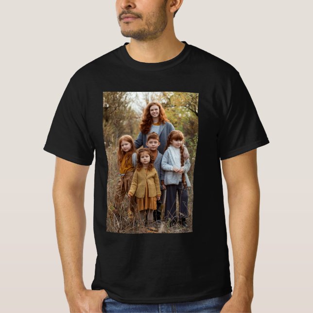 Camiseta Crie sua própria foto personalizada (Frente)