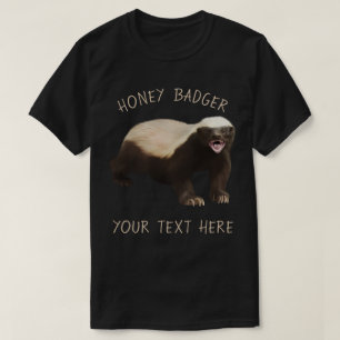 Camiseta Crie sua própria garota engraçada do Honey Badger