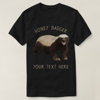 Camiseta Crie sua própria garota engraçada do Honey Badger