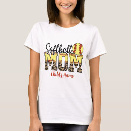 Camiseta Crie sua própria mãe de softball