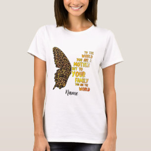 Camiseta Crie Sua Própria Mãe Você É Nossa Borboleta Mundia