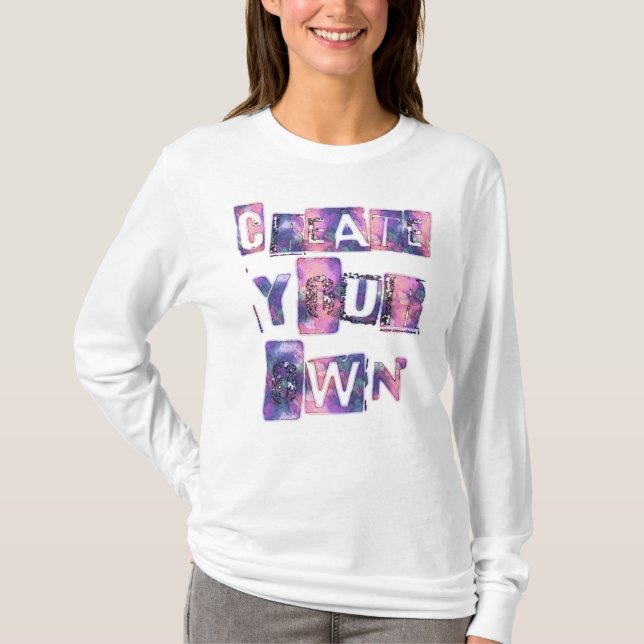 Camiseta Crie sua própria paixão (Frente)