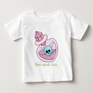 Camiseta Crie sua própria Poção de Amor do Crânio de Kawaii