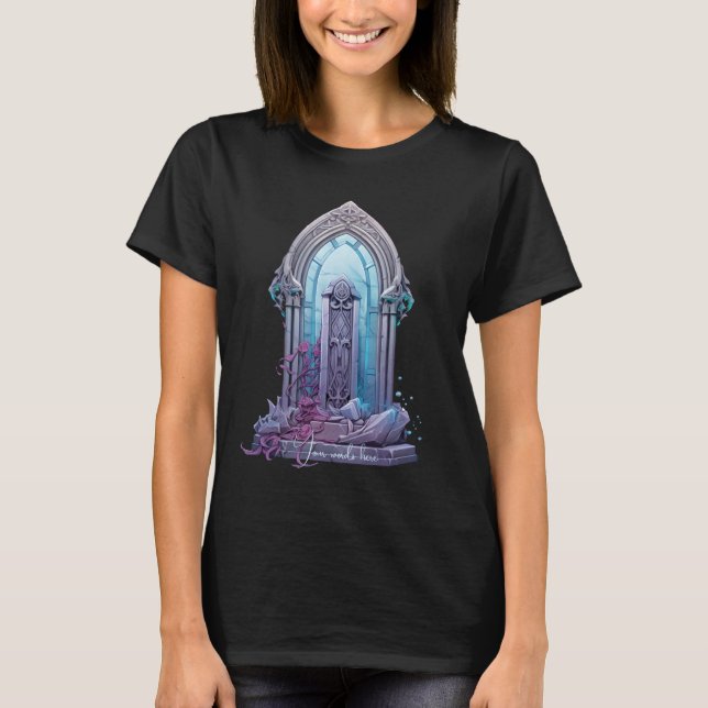 Camiseta Crie sua própria porta mística (Frente)