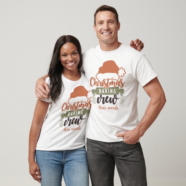 Camiseta Crie Sua Própria Tripulação De Natal (Unissex)