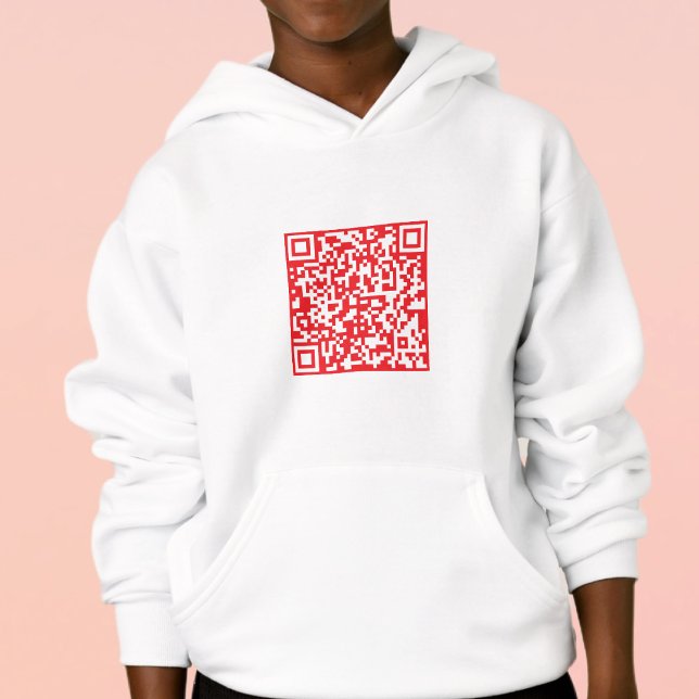 Camiseta Crie um código QR vermelho digitalizável (editável (Criador carregado)