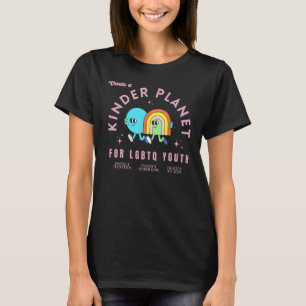 Camiseta Crie Um Planeta Mais Gentil Aliado LGBTQ Proteja T
