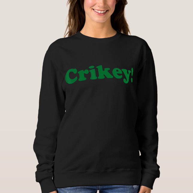 Camiseta Crikey Austrália Aussie para gíria australiana (Frente)