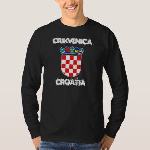 Camiseta Crikvenica, Croácia com casaco de armas