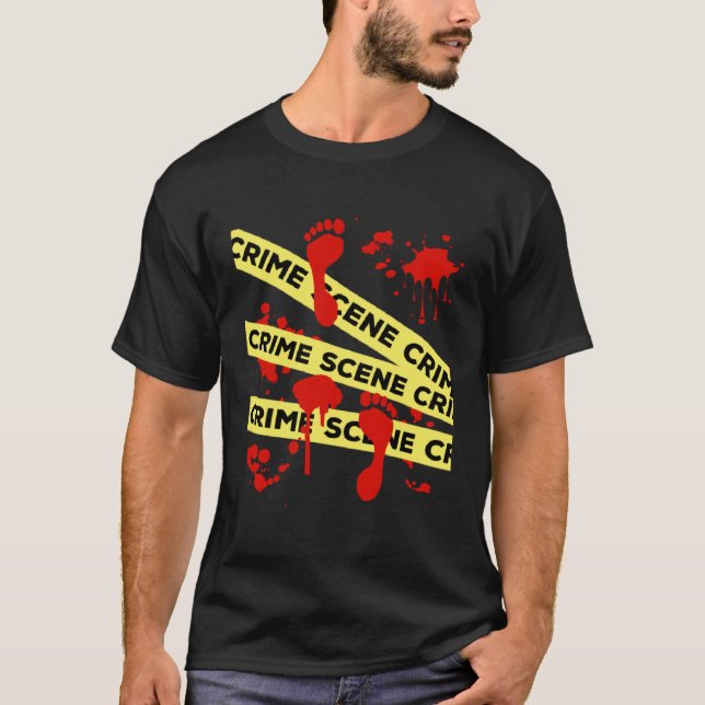 Camiseta Crime Scene Investigation Tape (Frente)