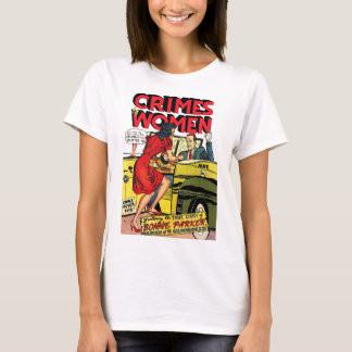 Camiseta Crimes De Women_Bonnie Parker Vintage História em 