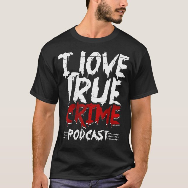 Camiseta Criminalidade Verdadeira, Assassino serial, adoro  (Frente)