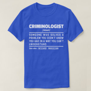 Camiseta Criminologista Noun Funny Forensator