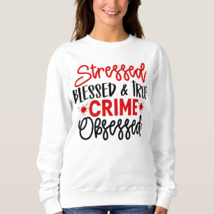 Camiseta Criminoso Verdadeiro Junkie Enfatizou Abençoado As
