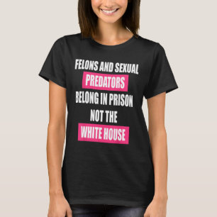Camiseta Criminosos Não Pertencem à Casa Branca Anti Trump
