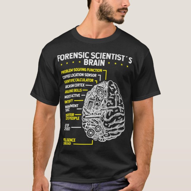 Camiseta Crimonologista Crimonologista Cientista Forense (Frente)