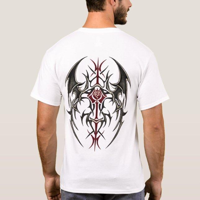 Camiseta Crimson Tribal Blade (Verso)