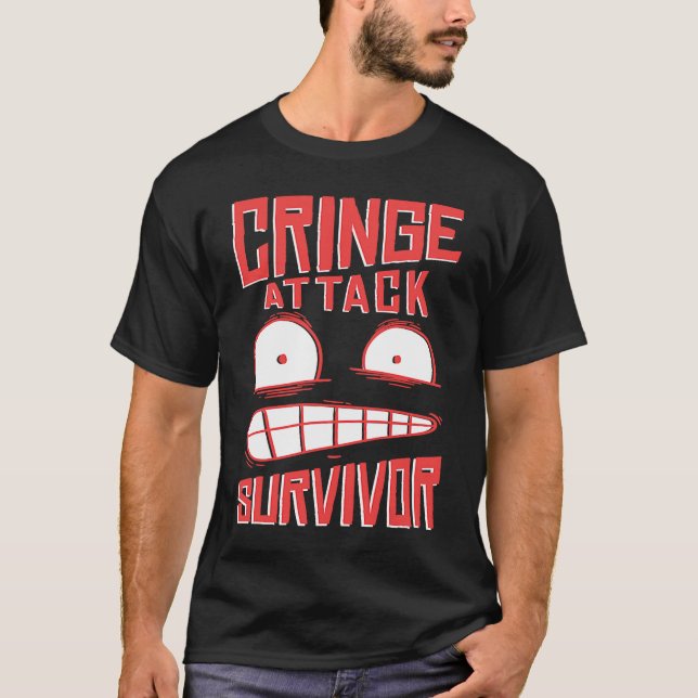 Camiseta Cringe  phrase Gen Z  meme phrases Cringe (Frente)