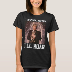 Camiseta Cringy Alpha Trump Kitten Meme Gato Protetor Cring