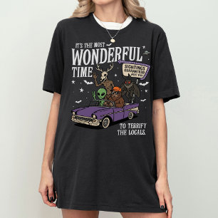 Camiseta Críptido Pé Grande Mothman Wendigo Alien Paranorma