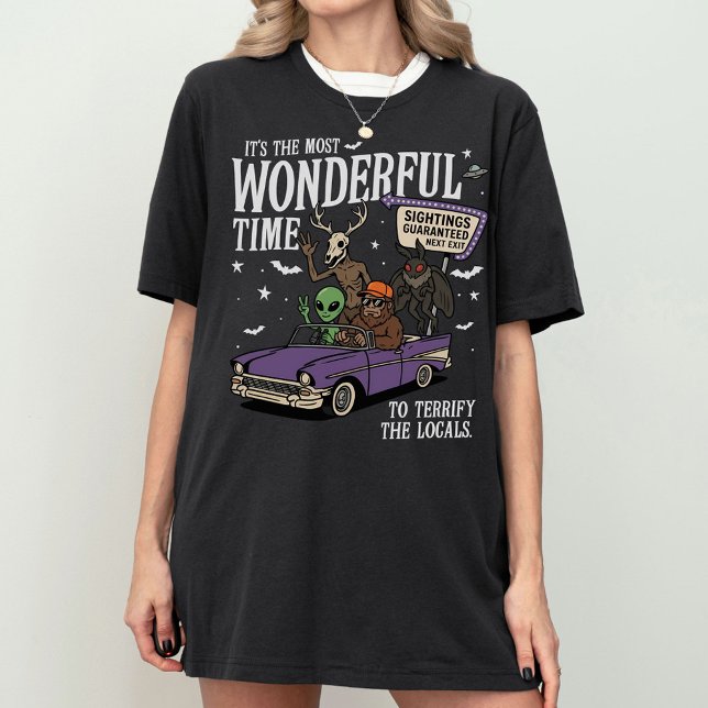 Camiseta Críptido Pé Grande Mothman Wendigo Alien Paranorma (Criador carregado)
