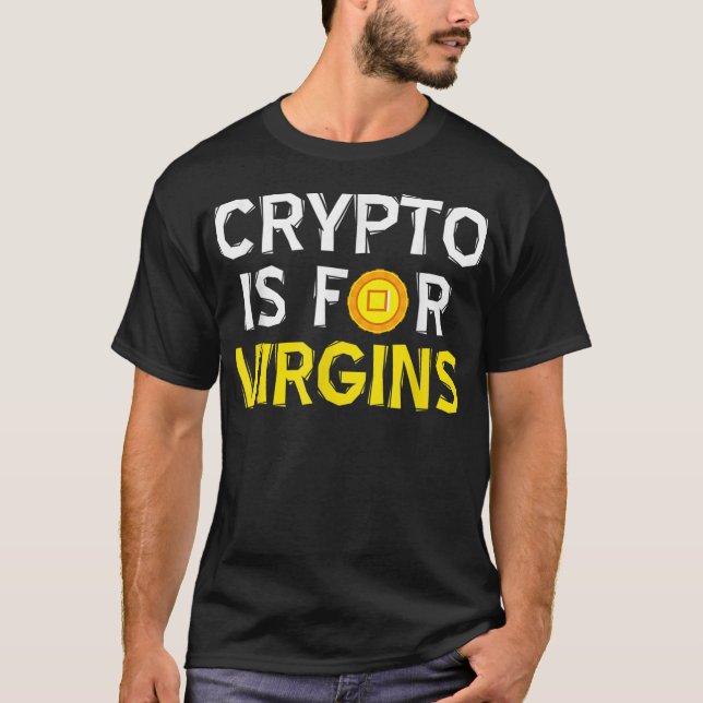 Camiseta Cripto é Para Virgens (Frente)