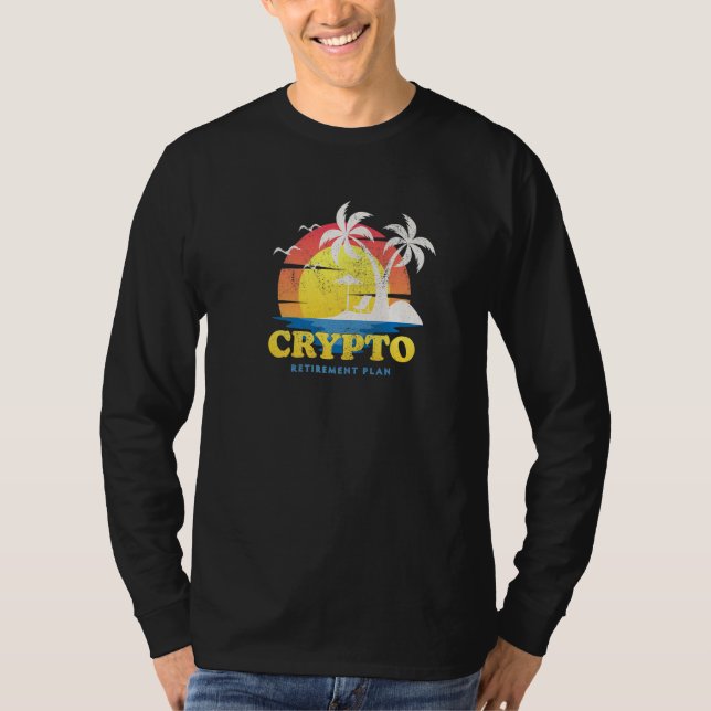 Camiseta Cripto Meu Plano De Reforma Engraçado Investir 9 (Frente)