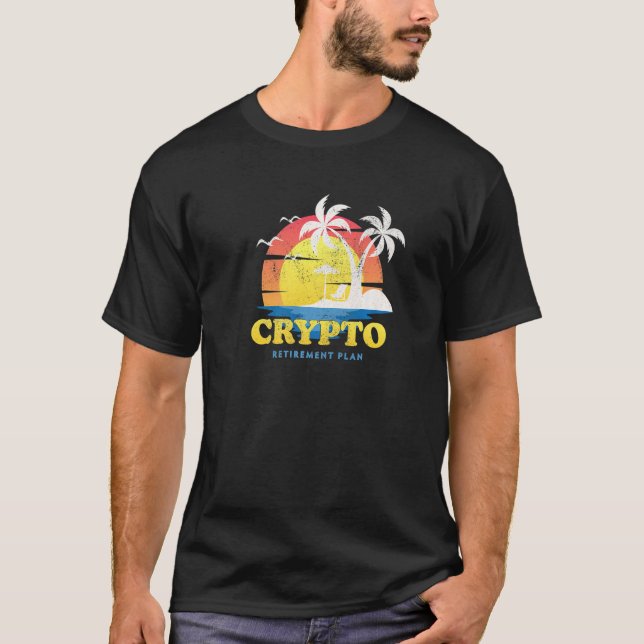 Camiseta Cripto Meu Plano De Reforma Engraçado Investir 9 (Frente)