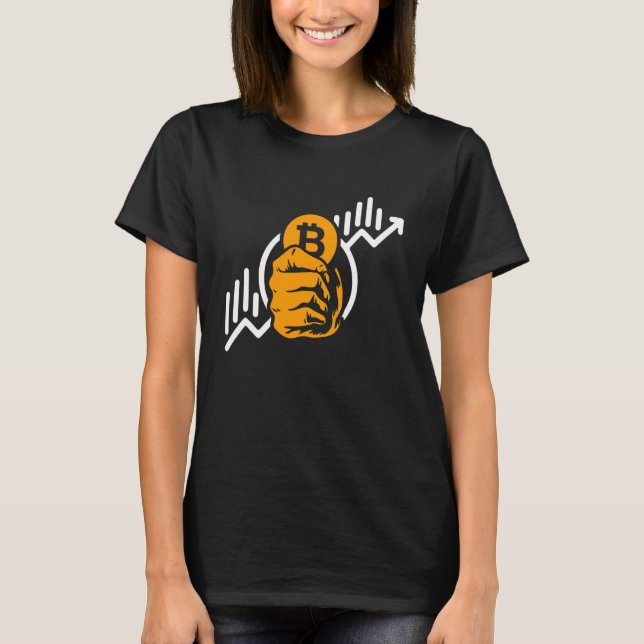 Camiseta Cripto Moeda Bitcoin Ascensão Símbolo Blockchain I (Frente)