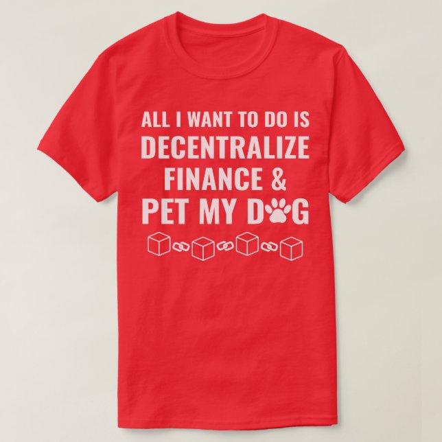 Camiseta Criptocurrency Blockchain Ether ETH Descentralizar (Frente do Design)