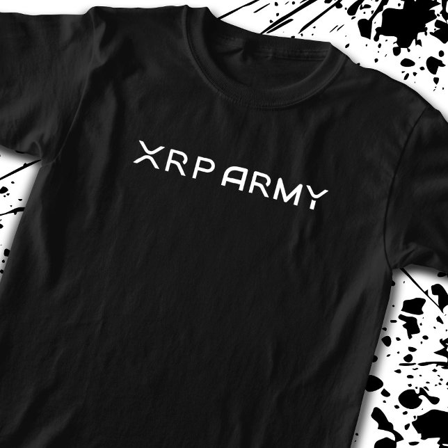 Camiseta Criptocurrency Memória XRP Fora de Cota Hodl Crypt (Criador carregado)