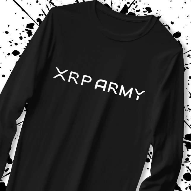 Camiseta Criptocurrency Memória XRP Fora de Cota Hodl Crypt (Criador carregado)