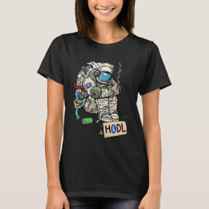 Camiseta Criptocurrency Talk Astronaut Hodler Pede
