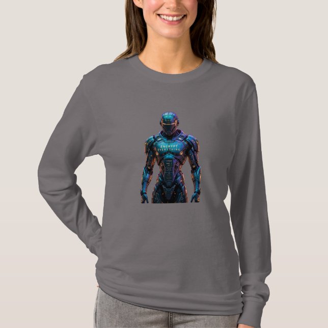 Camiseta Criptografar tudo do Guardian (Frente)