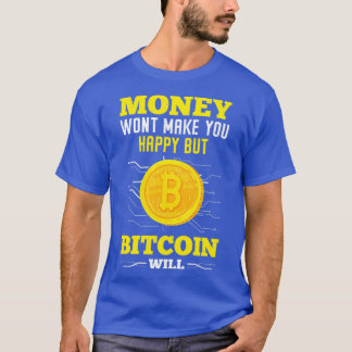 Camiseta Criptografia BTC Crypto Blockchain da Moeda Bater