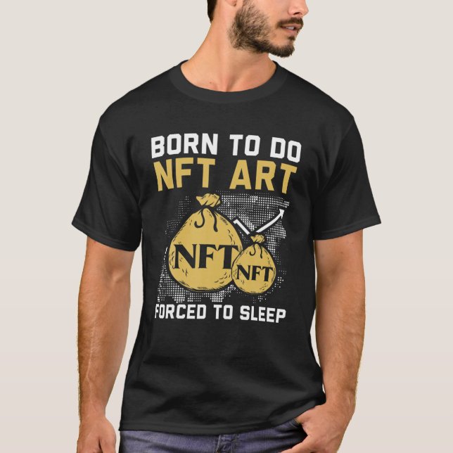 Camiseta Criptografia de Token Não Fungível de Criptografia (Frente)