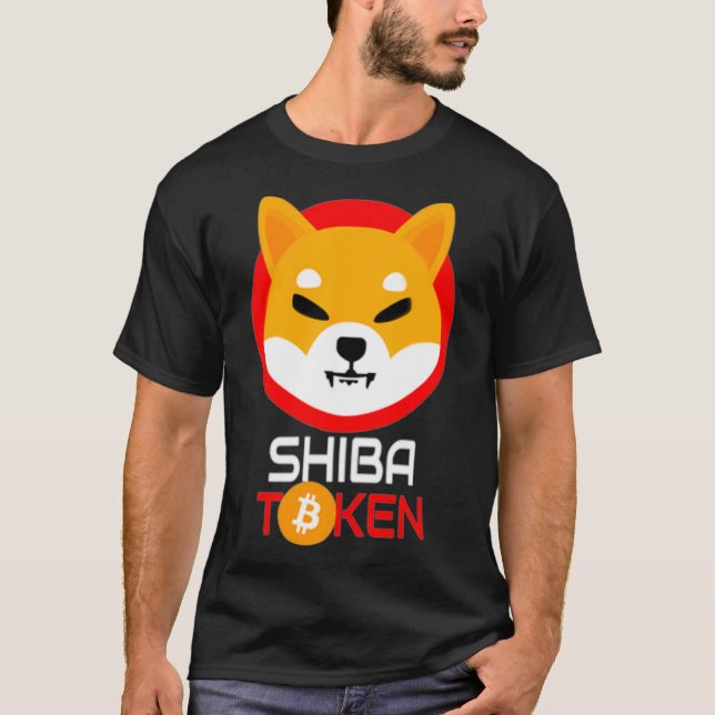 Camiseta Criptografia de token Shiba Inu, $Shib Coin Crypto (Frente)