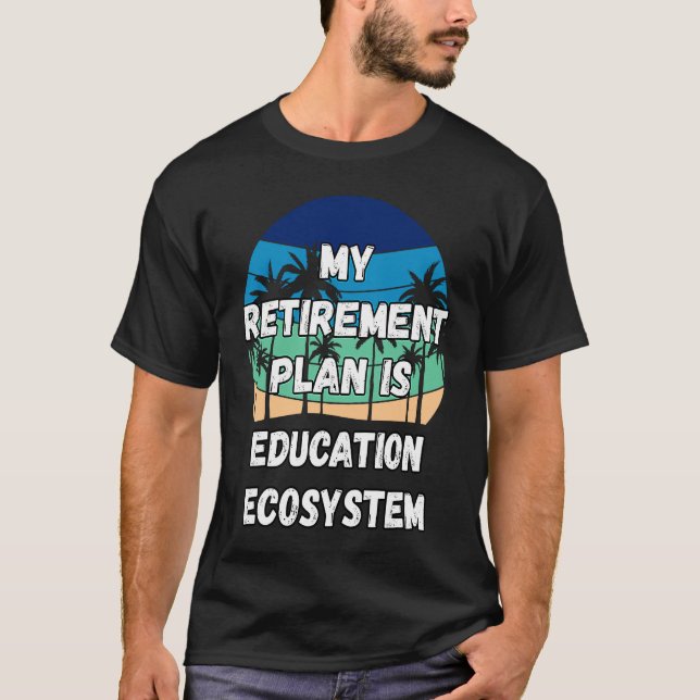 Camiseta Criptografia do Ecossistema de Educação Meu Plano  (Frente)